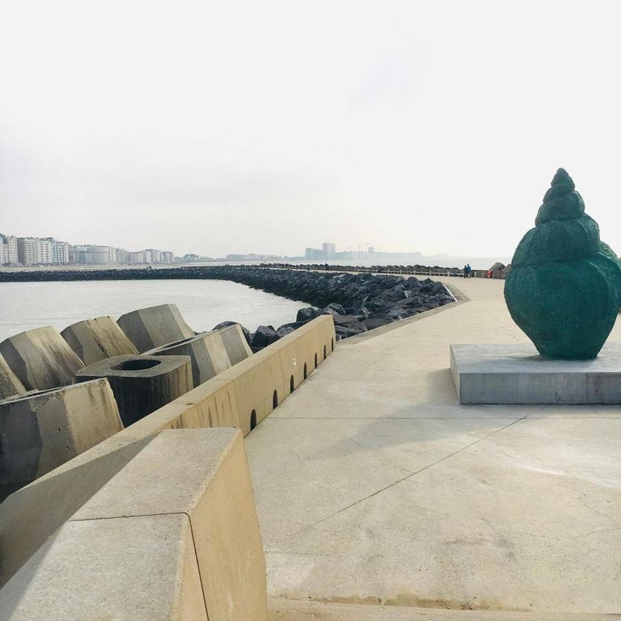 Knappe Studio Met Subliem Zeezicht! Oostende Exteriör bild