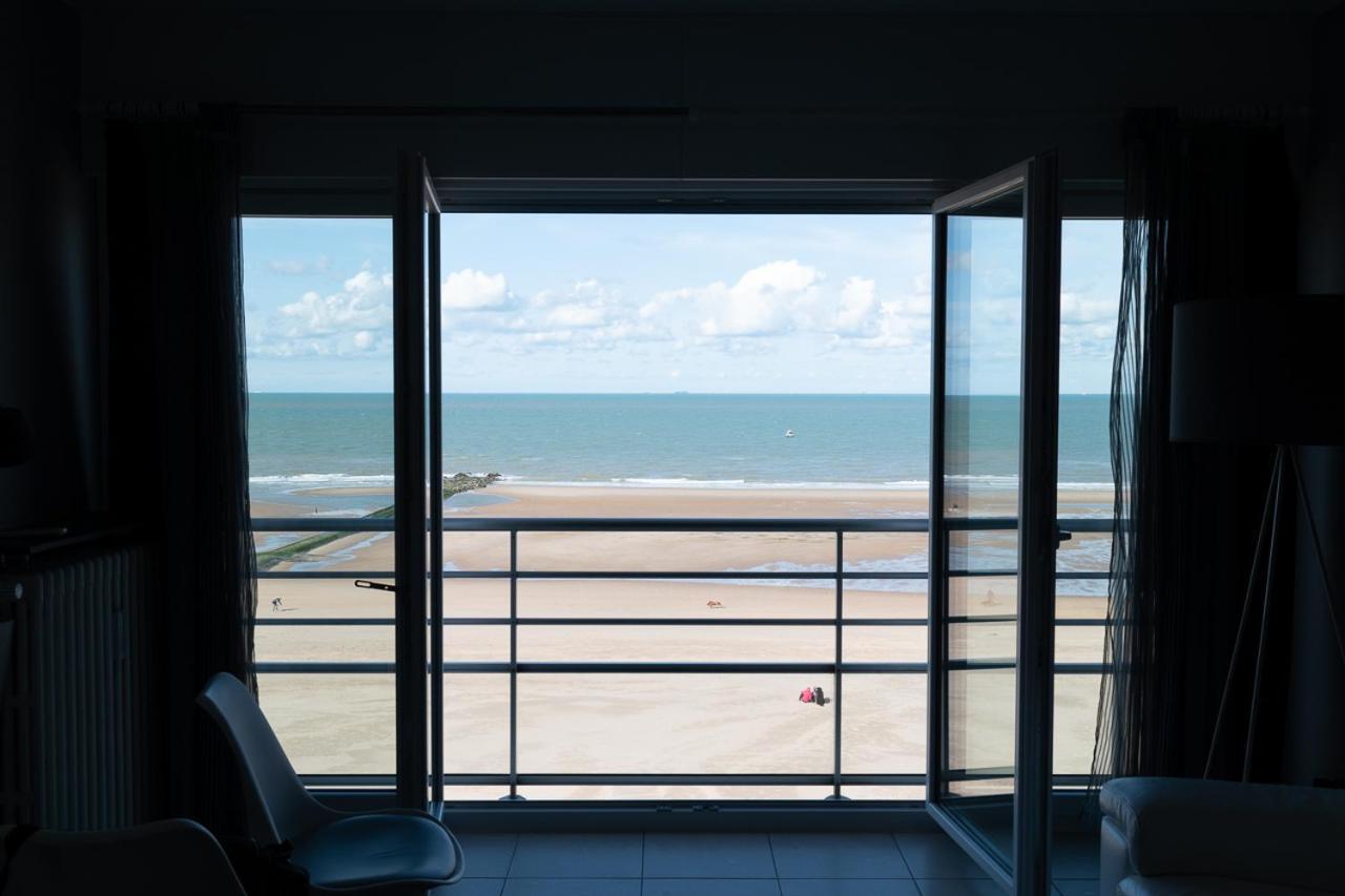 Knappe Studio Met Subliem Zeezicht! Oostende Exteriör bild