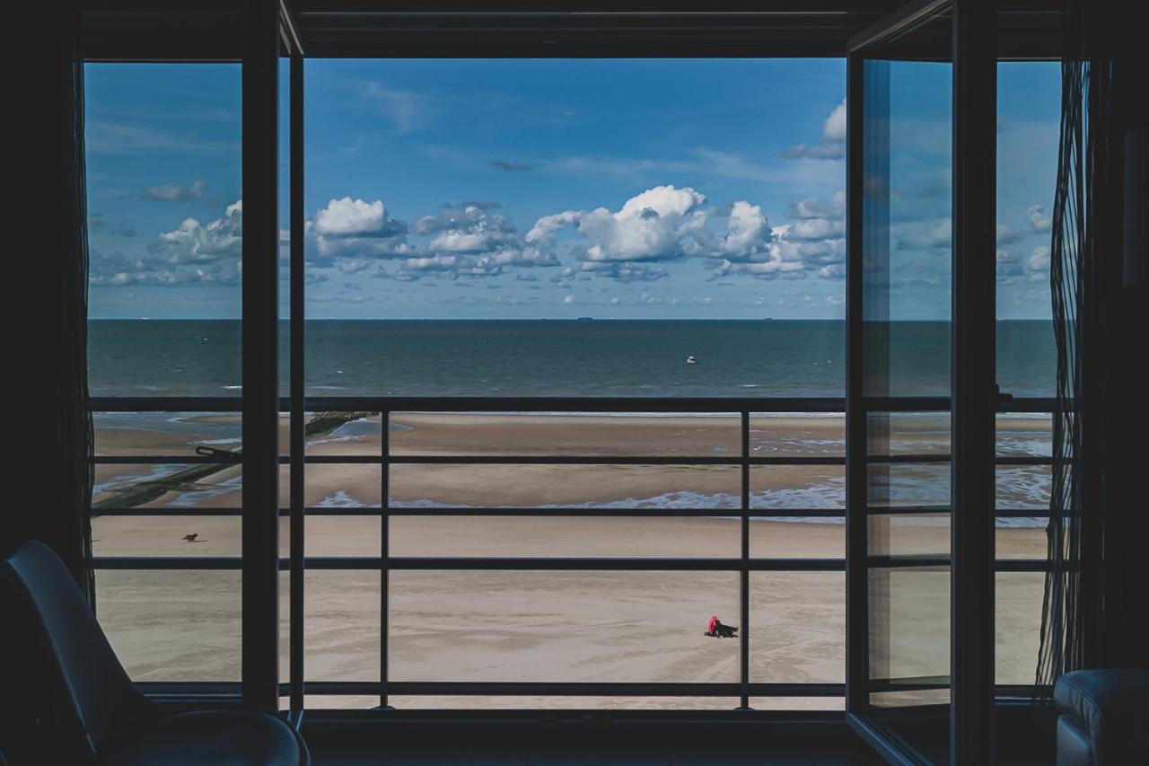 Knappe Studio Met Subliem Zeezicht! Oostende Exteriör bild